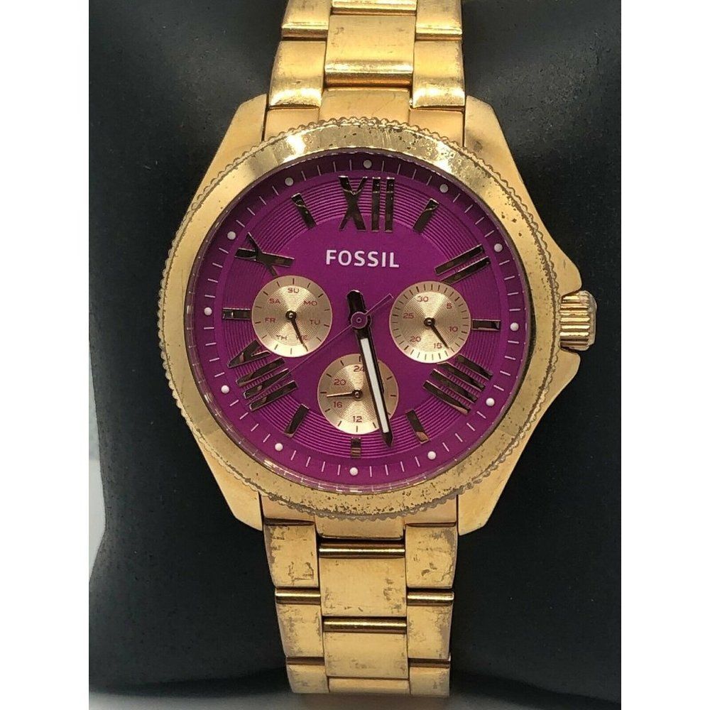 Fossil AM4549 Women Rose Gold Stainless Steel Anal